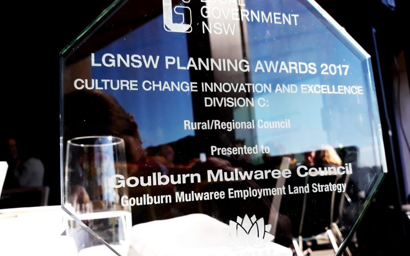 Goulburn Mulwaree Employment Land Strategy wins 2017 Local Government  Award