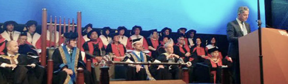 Martin Hill speaks at the UTS Design & Architecture Graduation Ceremony