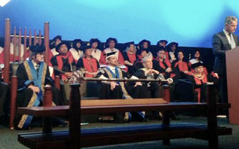 Martin Hill speaks at the UTS Design & Architecture Graduation Ceremony